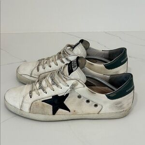 Golden Goose Super-Star Distressed Sneakers | Size 45 (US 12 M)